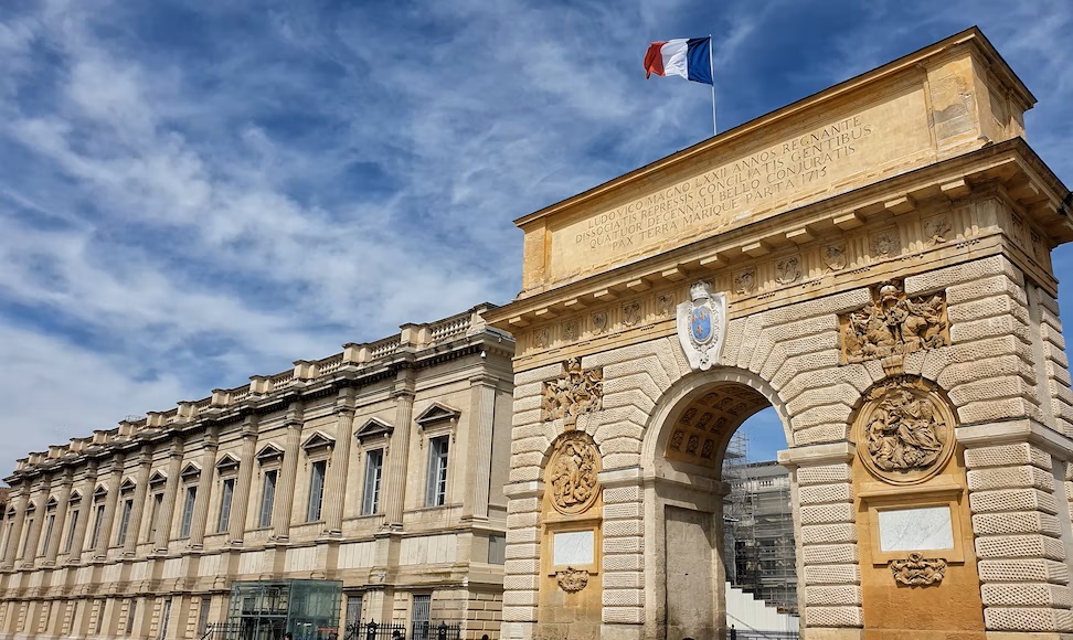 Arc de triomphe de Montpellier, France