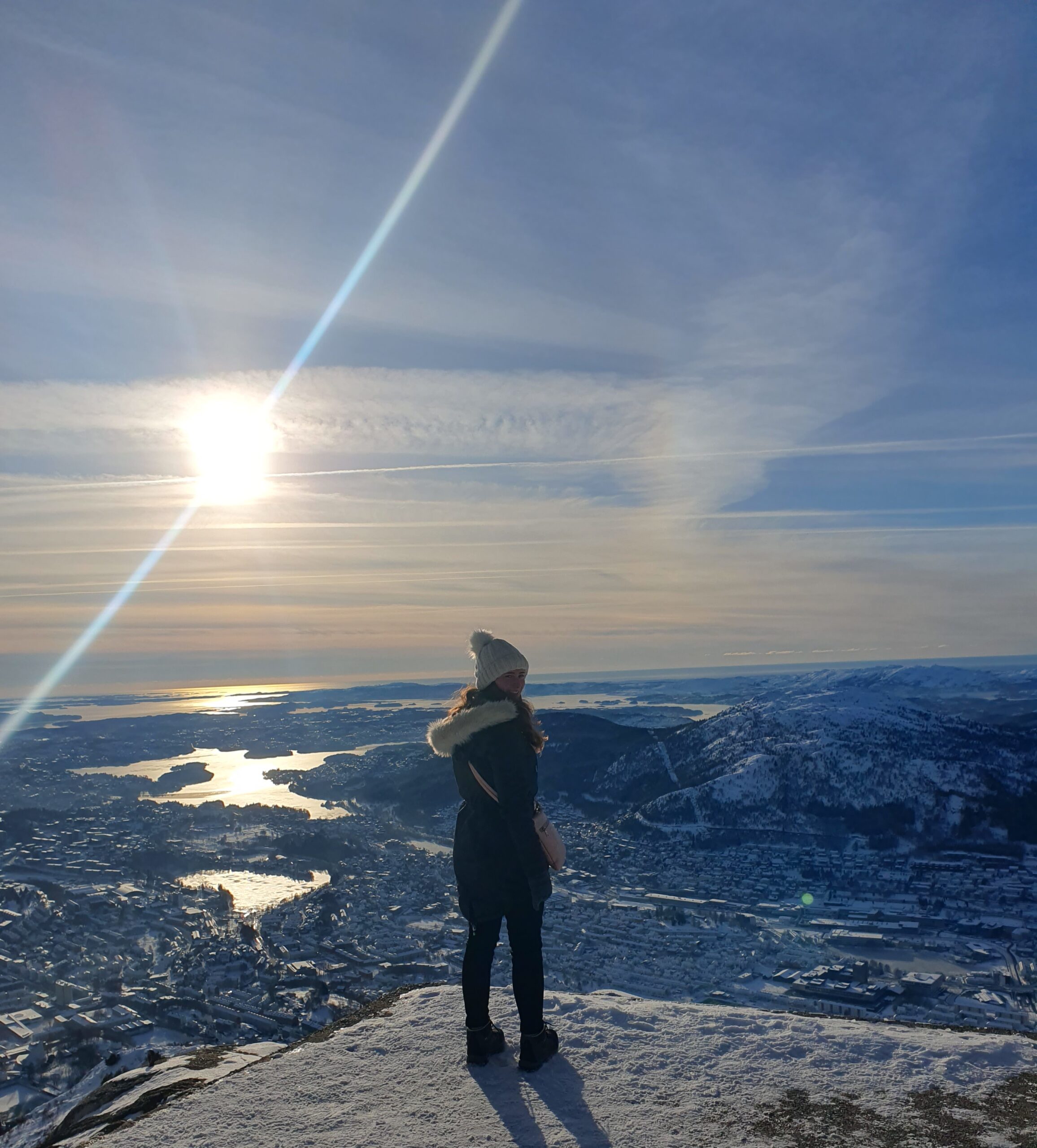 The incredible view of Bergen from Mt. Ulriken