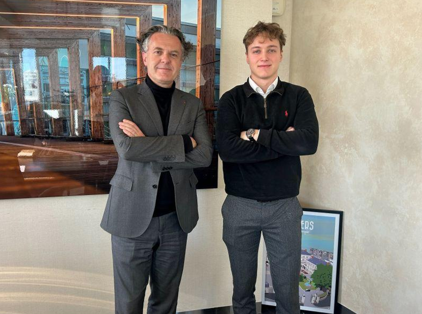 With Christophe Béchu, mayor of Angers, and former French Minister for Ecological Transition and Territorial Cohesion
